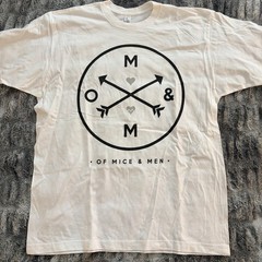 Of Mice & Men White T-Shirt Size XL (dead stock)