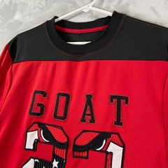 Maxi Milian GOAT 23 Jersey Shirt Mens Medium Long Sleeve Michael Jordan Graphic