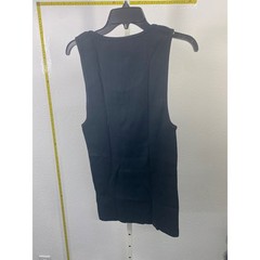 Ekkovision Mens Black Ribbed Tank Top Size 4XL Athletic Gym Workout Shirt
