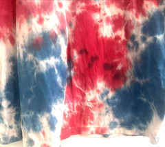 Buc-ee’s 4th July Shirt Mens XL Tie Dye Red White Blue Get It Poppin Bucees Used