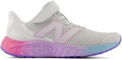 New Balance Fresh Foam Arishi V4 Bungee Lace with Top Strap Running Shoe, Grey M