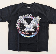 Rhude Notting Hill Eagle Tee M Vintage Black Boxy Fit Graphic T-Shirt Luxury