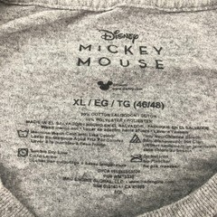 Disney Mickey Mouse Shirt Mens XL Gray Disney 100 Graphic Tee Anniversary