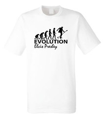 Evolution of Elvis Presley t shirt Evolve of The King Jailhouse Unisex T-shirt