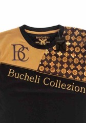 Men’s Bucheli T Shirt,Soft Cotton,Stretch,Italian Style M……B1.B