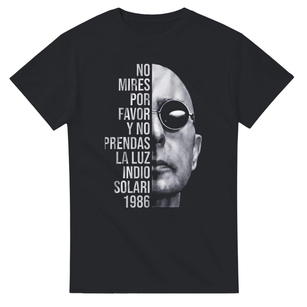 Indio Solari T-Shirt | Classic Fit Heavyweight Cotton Tee | Music Fan Gift | Uni