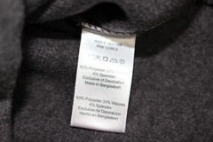 Jachs New York Mens Long-Sleeve Crewneck Shirt, Gray, Fleece, Size XL, EUC
