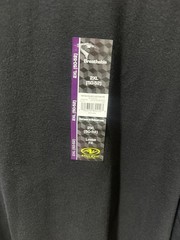 ATHLETIC WORKS Rich Black Breathable Cotton Short Sleeve Crew Neck T-Shirt 2XL
