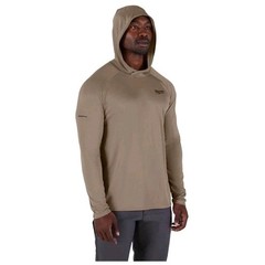 Milwaukee Large WORKSKIN Hooded Sun Shirt Long Sleeve, Sandstone