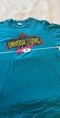Vintage Universal Studios Hollywood T-Shirt M/LBlue 90s Single Stitch USA