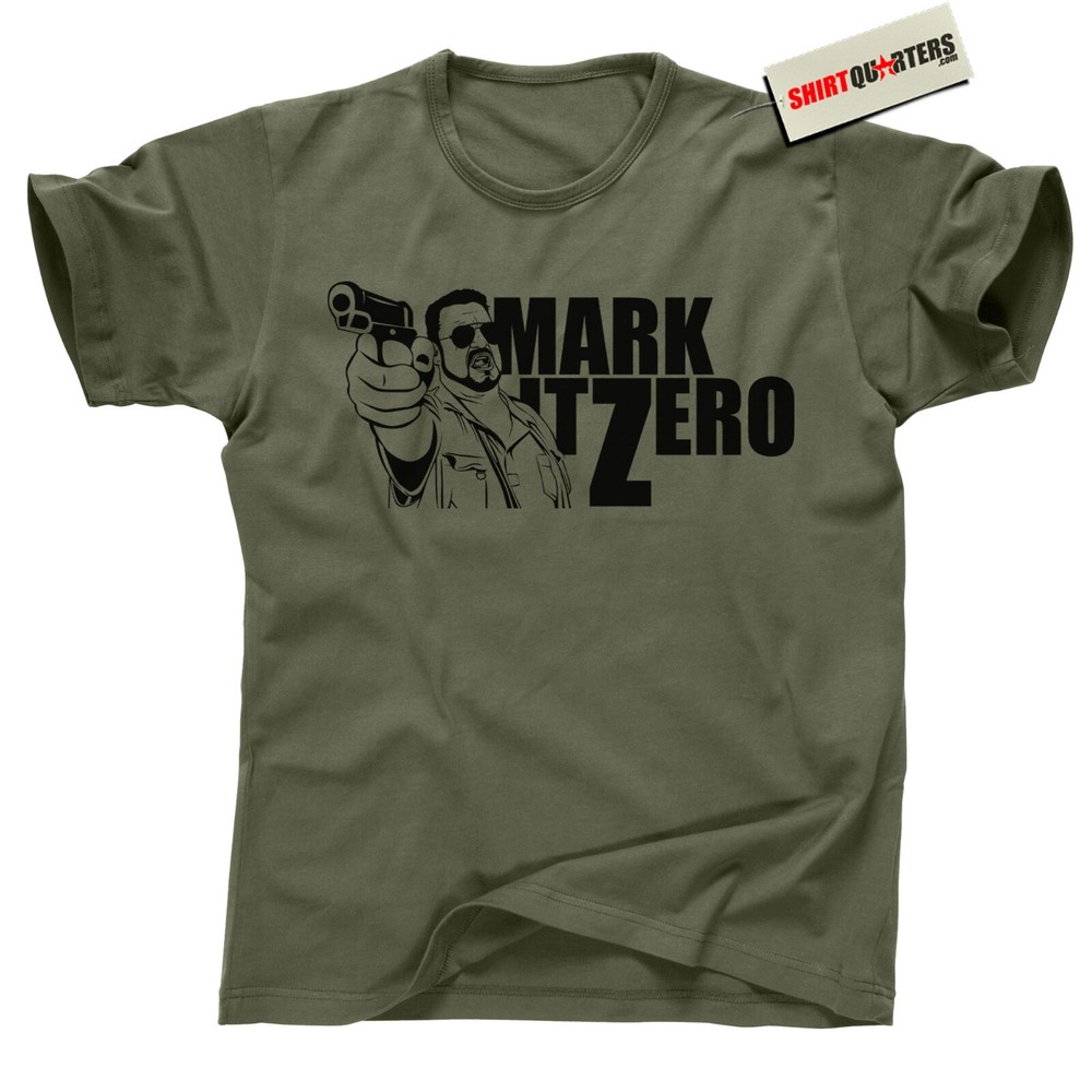 Mark It Zero T Shirt – Funny Bowling Quote Walter Sobchak 90s Cult Comedy FanTee
