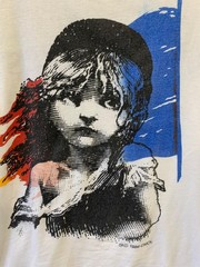 Vintage 1986 Les Misérables T-Shirt Single Stitch Broadway Musical Theatre L#241