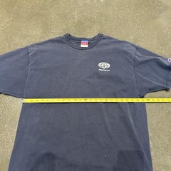 Champion Shirt Mens XL Navy Blue Sedgman Logo Short Sleeve Crewneck Tee
