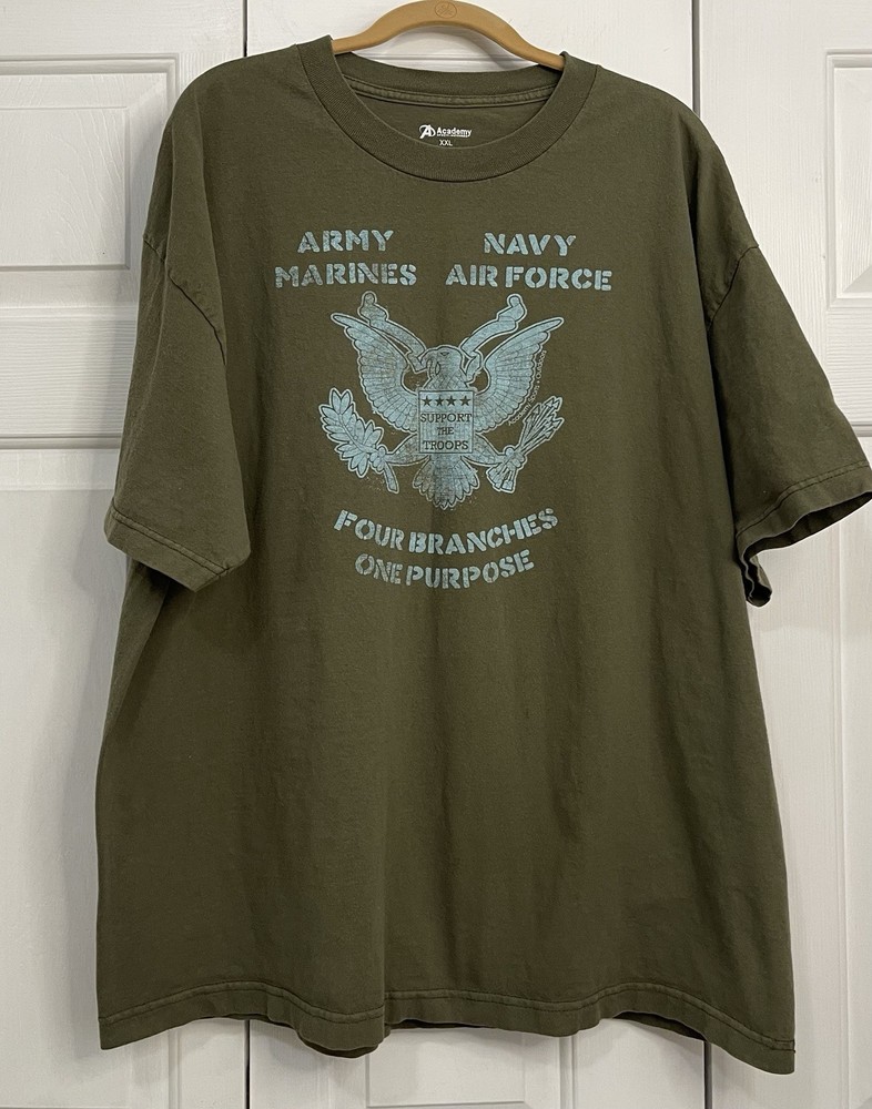 Academy Sports Armed Forces Short Sleeve T Shirt Army Green XXL