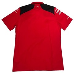 Puma Scuderia Ferrari Men’s Large SF Button Up Team Shirt Rosso Corsa**NEW**