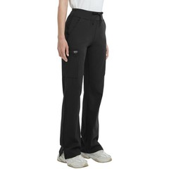High Rise Yoga Scrub Pants Women – Straight Wide Leg Uniform Pants with Cargo…