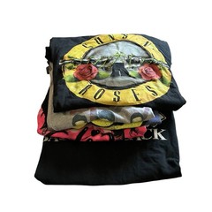 Lot Of 5 Band Concert Tour TShirt Sz M Guns N Roses Nirvana AC/DC Kali Uchis