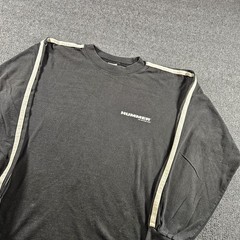 Hummer Shirt Mens Large Black Long Sleeve Like Nothing Else Graphic Badger Sport