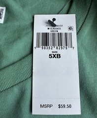 Polo Ralph Lauren Big & Tall Green Crew-Neck Pocket Shirt Men’s Size 5XB