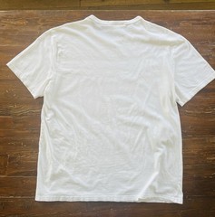 Champion Men’s L White Crew Neck Short Sleeve Cotton Knit Logo Graphic T-Shirt