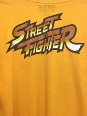 Capcom Street Fighter T Shirt Men’s 5XL Ryu Large 2 Sided Graphic Print Yellow