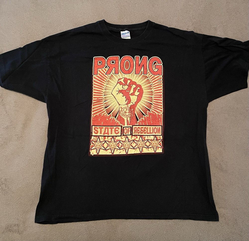 Prong State Of Rebellion Tshirt XL Gildan Vintage