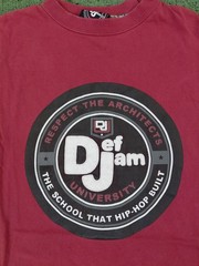 VINTAGE Def Jam University The School That Hip Hop Built Y2K Rap T Shirt Sz…
