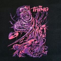 The Thing Creature 80’s Horror Movie John Carpenter Black 2XL Graphic T-Shirt
