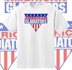 American Gladiators shirt Youth Med- Adult 6XL! Fast Ship!