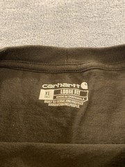 Lot of 4 Carhartt Men’s XL Tall Loose Fit Pocket T-Shirts, Men’s Work Wear