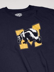 Ots Ncaa Michigan Wolverines Mens Rival Tee Team Color Secondary Logo Large