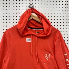 NEW Prince & Fox Long Sleeve Shirt Men Small Orange Hooded NWT $39