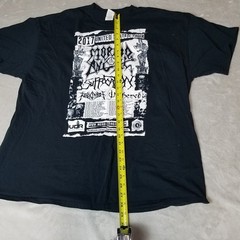 Morbid Angel MEDIUM black t-shirt from 2017 USA Tour Gilden Size 2XL