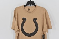 Men’s ’47 Colts Indianapolis T-Shirt in Dusted Khaki Brown Size Extra Large