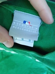 Genuine Merchandise MLB New York Yankees Green Cotton Crew Tee Regular Fit L