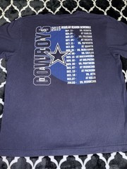 Dallas Cowboys Mens T-Shirt Size XL Blue Classic NFL Logo 2015 Regular Season