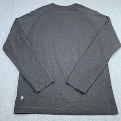Public Rec Shirt Mens Large Grey Pima Cotton Blend Go-To Henley Long Sleeve NWOT