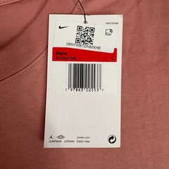 Nike Air Jordan Men’s Pink T-Shirt Jumpman Logo Sz Large NEW AO0664-685