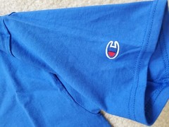 Champion Athleticwear Unisex Blue Cotton Tee-Shirt Short Sleeve T425RB Sz.S