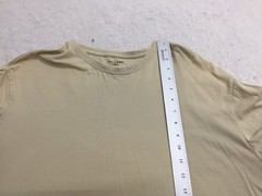 Dockers T Shirt Mens XL Beige Tan Short Sleeve Crew Neck