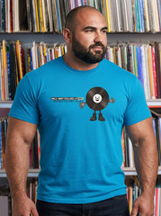 T-Shirt: Keep the Vinyl Alive Ocean Blue T-shirts: Big Boy sizes Large – 6x