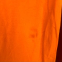 Tommy Hilfiger long sleeve embroidered front Vibrant Orange Graphic Tee