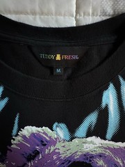 Teddy Fresh Bear Inferno Tee Grizzly Bear T-Shirt Mens Medium Oversized