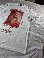 The Housemaid Cinemark Exclusive Amanda Seyfried Movie Promo White TShirt Medium