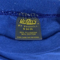 Vintage Florida Shirt Mens Small Blue Sunset Graphic Tee Beach Surf 1981 80s