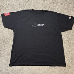 Smooge Racing Toyota Gazoo North America Black Double Sided Graphic T-Shirt XL