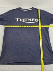 Bundle of 2 Men’s Triumph Logo T‑Shirt Grey Blue Men’s Med
