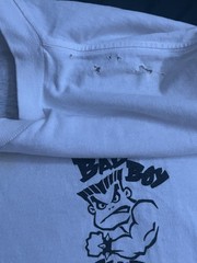 Vintage Bad Boy Club Shirt Men’s X-Large White Single Stitch “Not For Everyone”