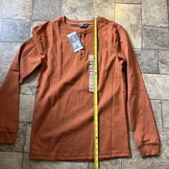 New Mens Members Mark Small Thermal Henley
