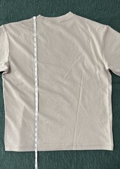 UNIQLO AIRism Cotton Oversized T-Shirt | Half-Sleeve Beige Size M